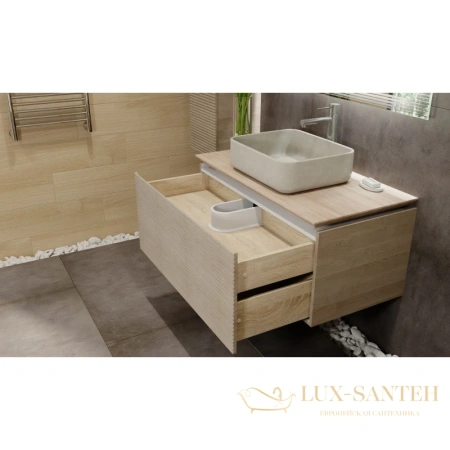 тумба jorno karat kar.01.100/p/bul 100 см, бук светлый