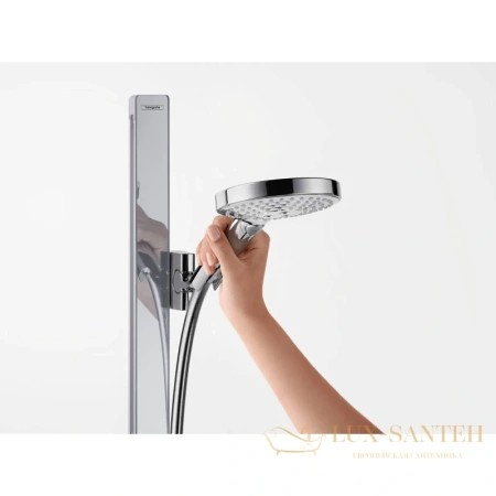 душевой гарнитур hansgrohe raindance select s 27649000 ecosmart, хром