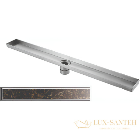 душевой лоток rgw shower drain 21210212-02 с решеткой под плитку sdr-02-q, хром