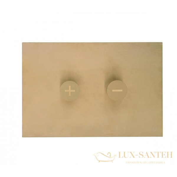 смывная клавиша oli trumpet 878783 пневматическая, золото