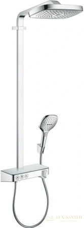 душевая стойка hansgrohe raindance select e 300 3jet 27127000 showerpipe, хром