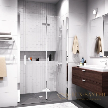 душевая дверь wasserkraft aller 10h05r распашная 120 см 