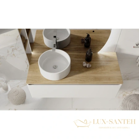 тумба jorno solis sol.01.120/p/w 120,2 см, белый матовый 