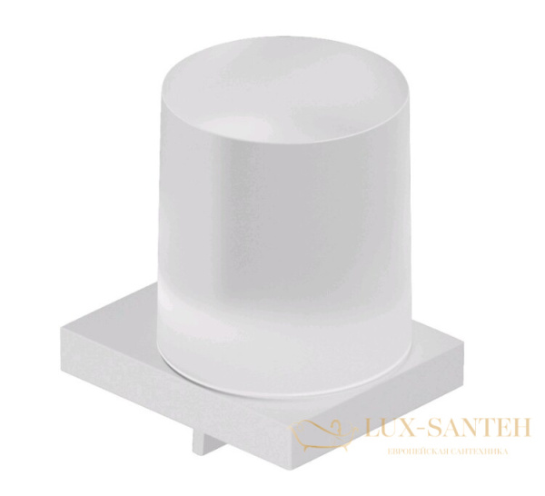 дозатор для жидкого мыла подвесной kludi vela c, 3197653, 150 мл, белый матовый