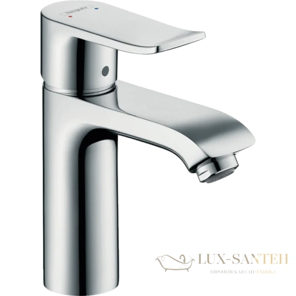смеситель для раковины hansgrohe metris 31204000, хром
