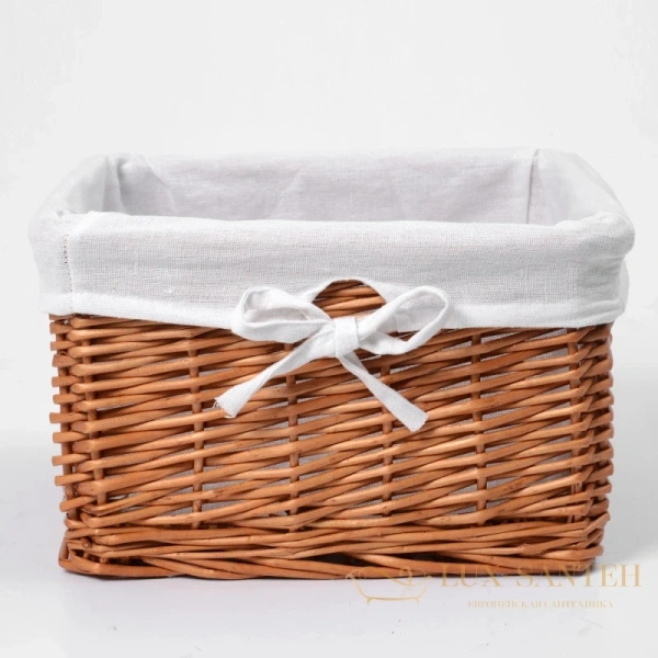 плетеная корзина wasserkraft dinkel wb-580-l для белья, светло-коричневый