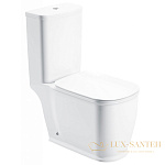 Унитаз компакт BelBagno Prado BB10150CP без бачка и сиденья, белый