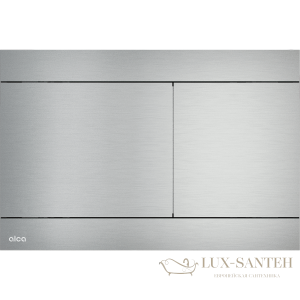 кнопка управления alcaplast flat, fun-inox, металл–матовая сталь