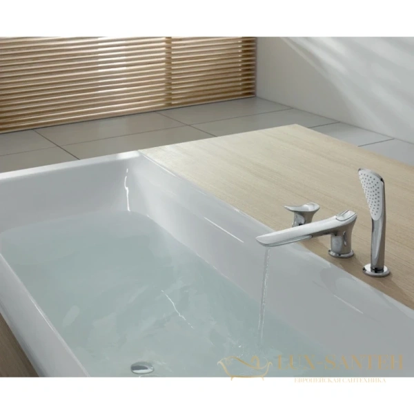 смеситель kludi balance 524470575 на борт ванны, хром