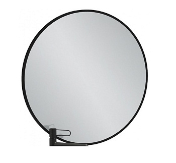 зеркало jacob delafon odeon rive gauche eb1268-s14 круглое 90 см, черный сатин