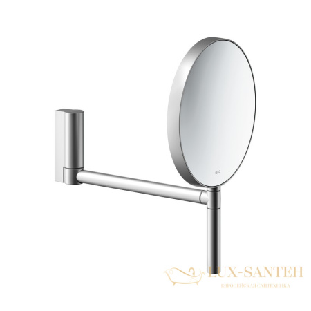 косметическое зеркало без подсветки keuco plan, 17649170002, алюминий finish