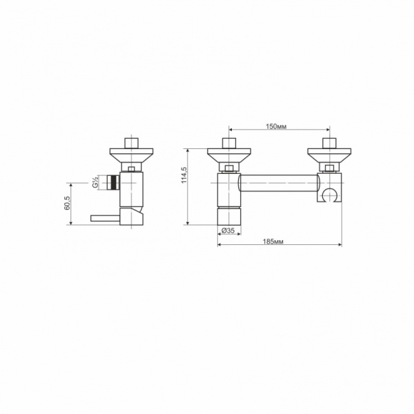 смеситель rgw shower panels 301405201-01 для душа sp-201, хром