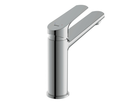 смеситель средний для раковины cersanit flavis 63037, цвет хром