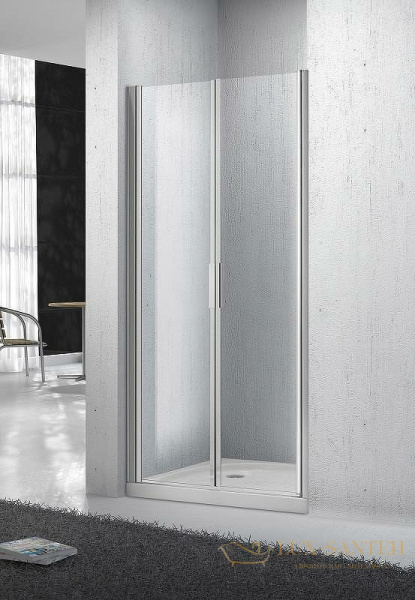 душевая дверь belbagno sela sela-b-2-100-c-cr 100 см профиль хром, стекло прозрачное