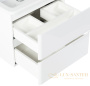 тумба под раковину belbagno albano-cer albano-cer-600-2c-so-bl 60 см подвесная, bianco lucido