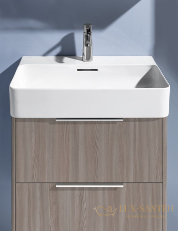 раковина laufen val 8.1528.1.400.104.1 подвесная 45 см, белый глянцевый 