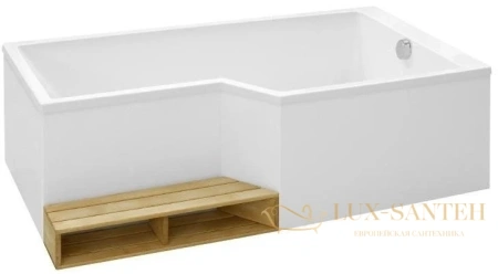 акриловая ванна jacob delafon bain douche neo 180x90 r e6d004r-00