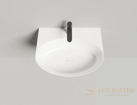 раковина salini alda 140322m s-stone 58x45 см, белый