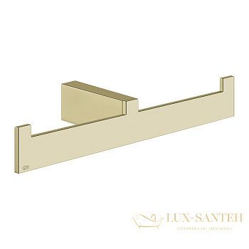 полотенцедержатель двойной gessi inverso accessories 20915.727, brass brushed pvd
