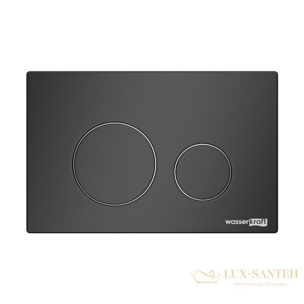 инсталляция для унитаза wasserkraft aller 10 10tlt.010.me.mb02 с панелью смыва, черный матовый