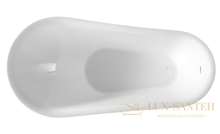 ванна акриловая свободностоящая abber ab9288, белый глянцевый