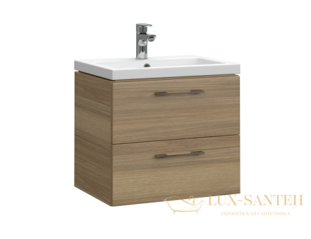 тумба cersanit lara 50 орех, 63413, цвет темное дерево