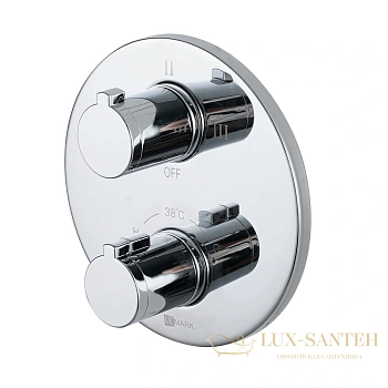 термостат для душа встраиваемый lemark yeti lm7843c, 3 потребителя, хром