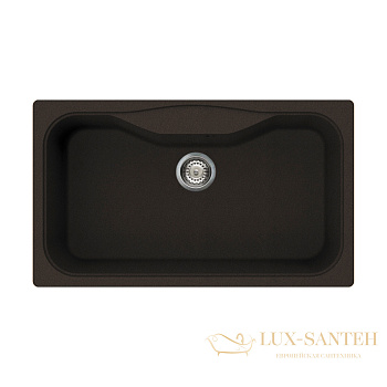 кухонная мойка omoikiri maru 86-dc tetogranit х темный шоколад, 4993214