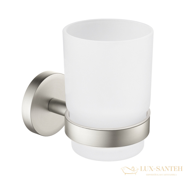 стакан для зубных щеток timo saona 13031/13, никель брашированный