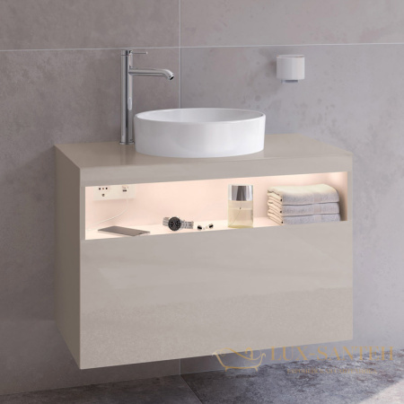 тумба под умывальник keuco stageline, 32864180100, 800x550x490 мм, к/ф: кашемир