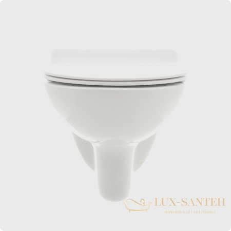 унитаз подвесной безободковый aquame aqm2008, с быстросъемным сиденьем softclose, белый глянцевый