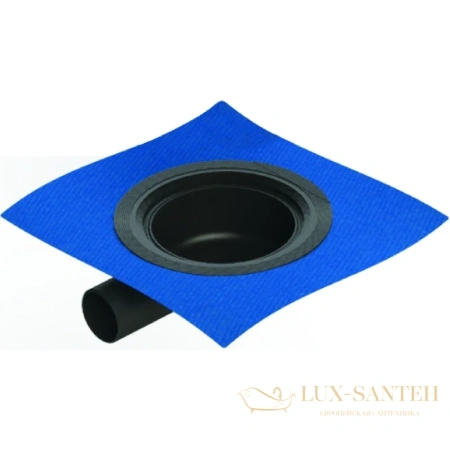 душевой трап berges zentrum uno 090371 99x99/50 мм, матовый хром