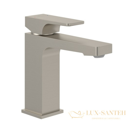 смеситель для раковины villeroy & boch architectura square tvw12500100064, никель сатинированный матовый