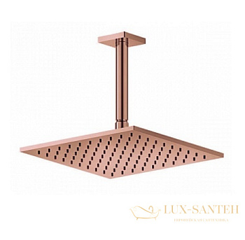 верхний душ gessi rilievo 59159.030 250*250 мм, copper pvd