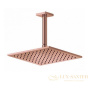 верхний душ gessi rilievo 59155.030 250*250 мм, copper pvd