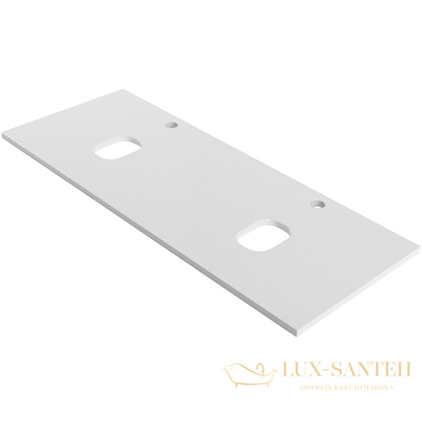столешница под раковину belbagno ek-140-2-bl 140 см, bianco lucido