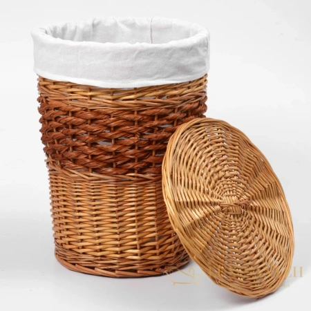 плетеная корзина wasserkraft main wb-410-s для белья, светло-коричневый