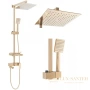 душевая система rea jack rea-p7008 250 мм, золотой