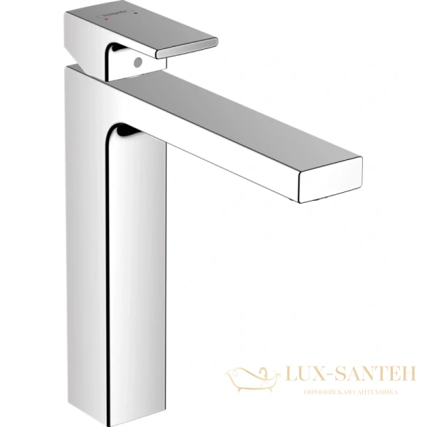 смеситель для раковины hansgrohe vernis shape 190 (71590000)