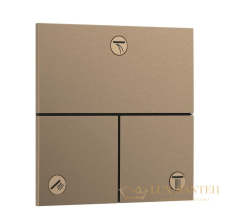 переключатель потоков hansgrohe showerselect comfort e 15573140, на 3 выхода, брноза шлифованная