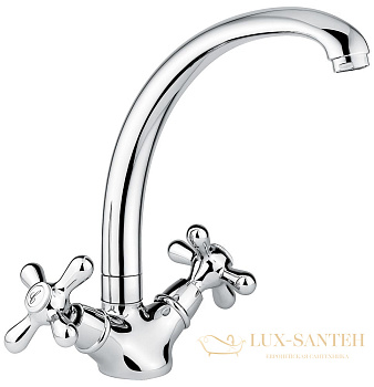 смеситель emmevi deco classic 12717/cr для кухни, хром