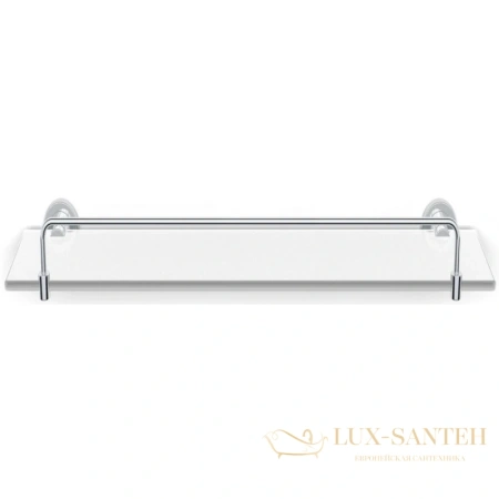 полка стеклянная langberger burano 11051f 60 см, хром