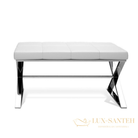 скамейка decor walther bench 0508904, белый/хром