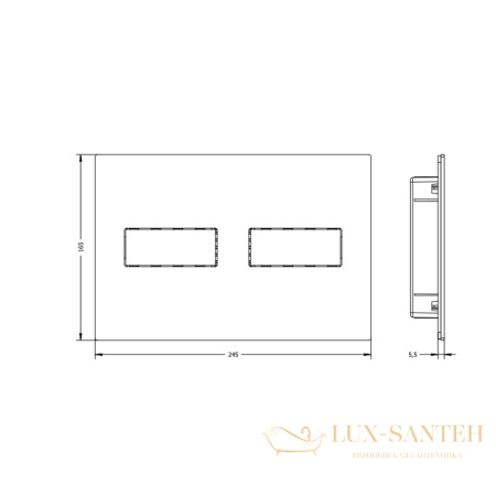 накладная панель смыва artceram inox 710.000.bs для унитаза, нержавеющая сталь шлифованная