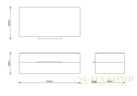 контейнер с крышкой decor walther brownie 0939750, белый