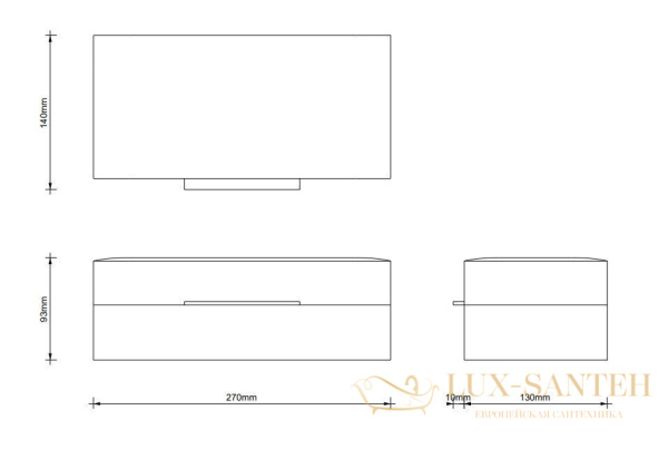 контейнер с крышкой decor walther brownie 0939750, белый