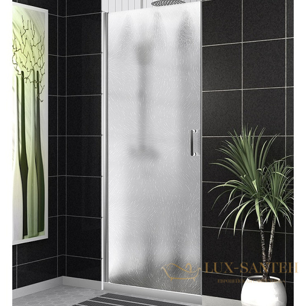 душевая дверь belbagno uno uno-b-1-90-ch-cr 90 см профиль хром, стекло шиншилла
