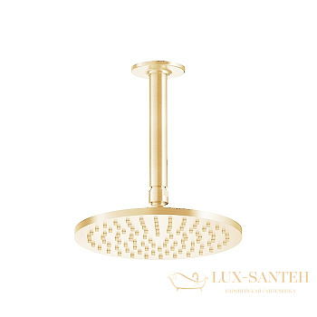 верхний душ gessi inciso 58150.246 200 мм, gold pvd