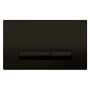 смывная клавиша oli glam 139181 механическая, система olipure, черный soft-touch