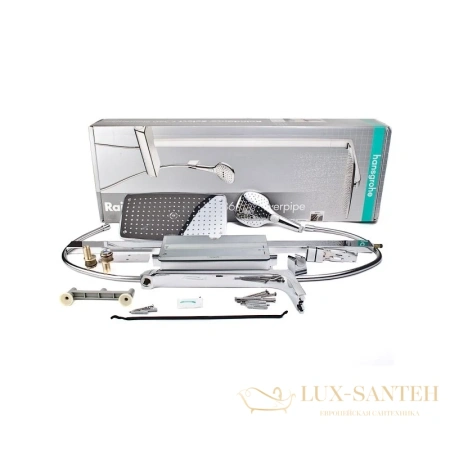 душевая система hansgrohe raindance select e 360 showerpipe 27112000 хром